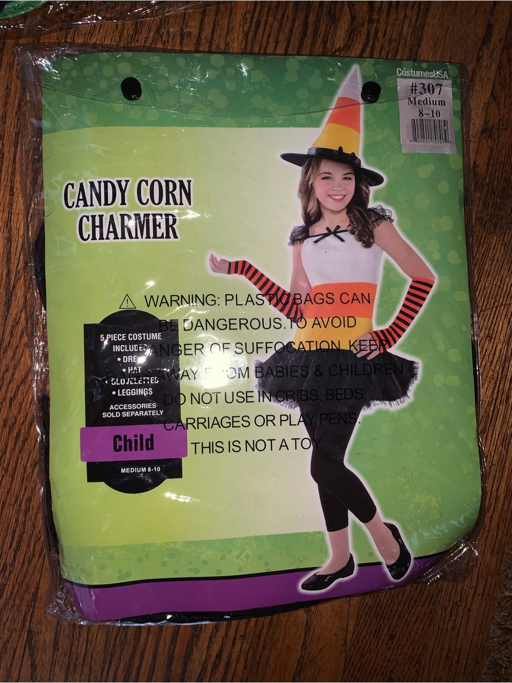 Candy Corn Charmer Kids Halloween Costume - Orange/White/Black